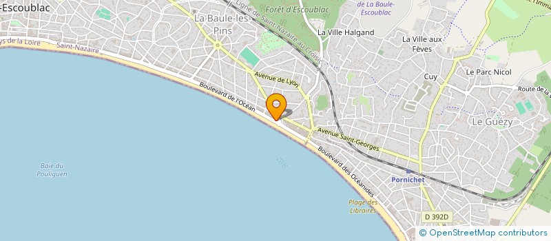 localisation de l'entreprise ROCHOT à LA BAULE-ESCOUBLAC