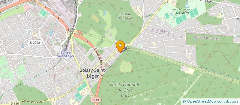 localisation de l'entreprise ROCIA à BOISSY-SAINT-LEGER