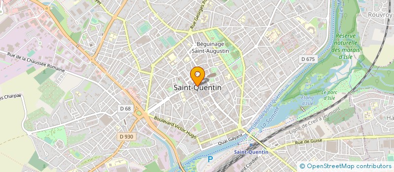 localisation de l'entreprise ROCK 02 à SAINT-QUENTIN