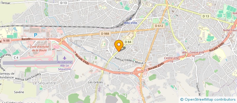 localisation de l'entreprise ROCK 21 ALBI à ALBI