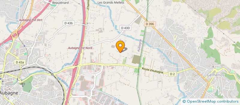 localisation de l'entreprise ROCK 301  AUBAGNE