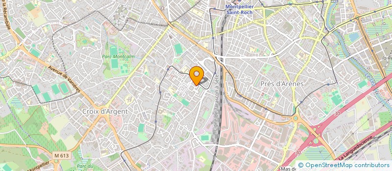 localisation de l'entreprise ROCK à MONTPELLIER