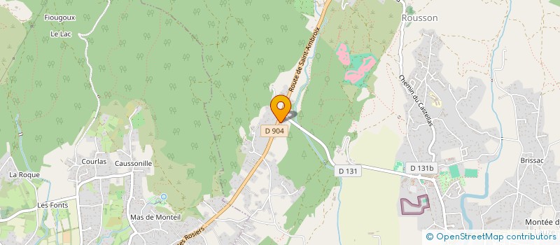 localisation de l'entreprise ROCK  ROUSSON