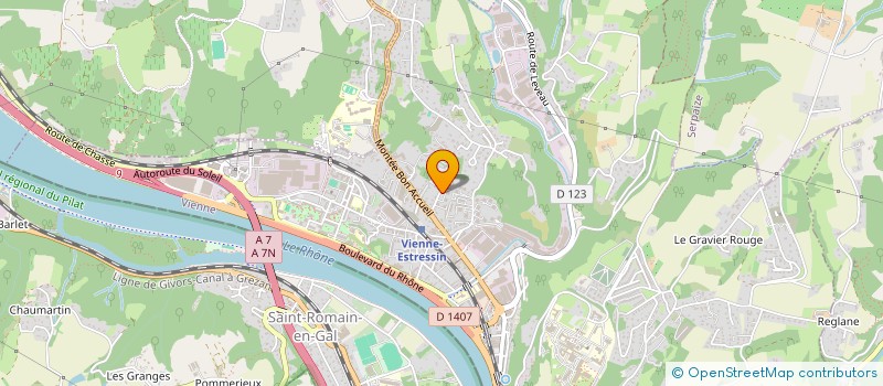 localisation de l'entreprise ROCK  VIENNE