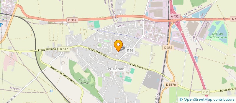 localisation de l'entreprise ROCK A WILLY  PUSIGNAN