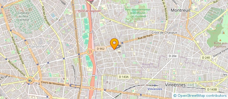 localisation de l'entreprise ROCK AFFAIRE à MONTREUIL