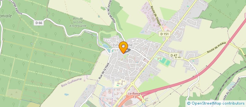 localisation de l'entreprise ROCK AND BLUES  ISNEAUVILLE