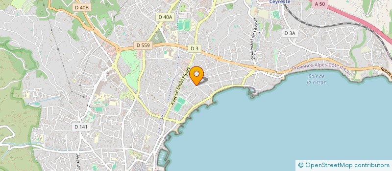 localisation de l'entreprise ROCK AND DANCE SALON  LA CIOTAT