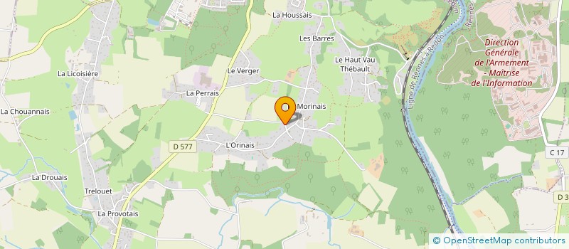 localisation de l'entreprise ROCK AND MORE  GUICHEN