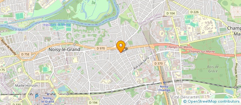 localisation de l'entreprise ROCK AROUND THE MOON à NOISY-LE-GRAND