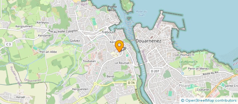 localisation de l'entreprise ROCK ATLANTEL  LE JUCH