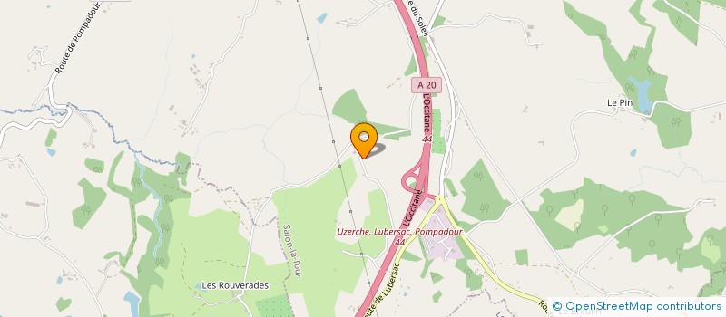 localisation de l'entreprise ROCK ATTITUDE  SALON-LA-TOUR