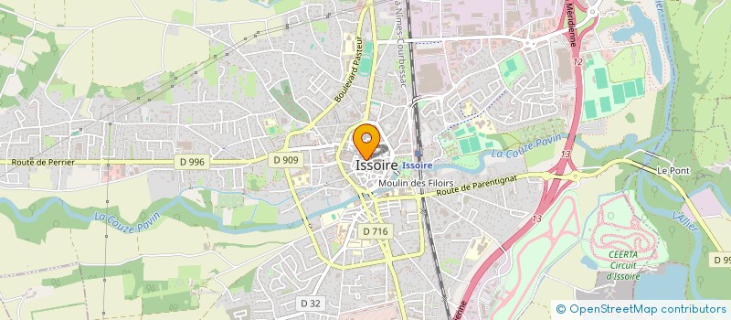 localisation de l'entreprise ROCK & BIKES  ISSOIRE