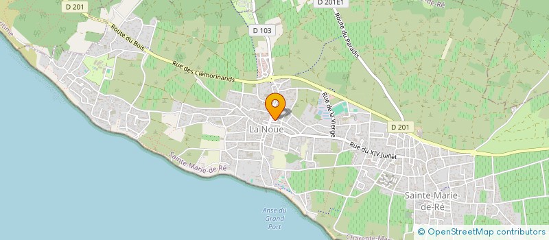 localisation de l'entreprise ROCK & BLUES  SAINTE-MARIE-DE-RE