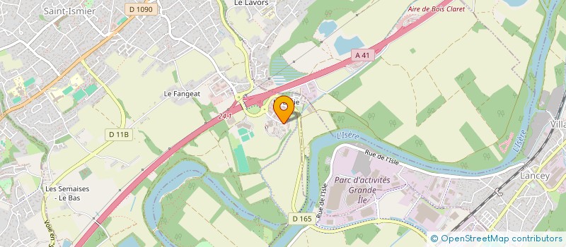 localisation de l'entreprise ROCK CITY AGENCY  SAINT-ISMIER