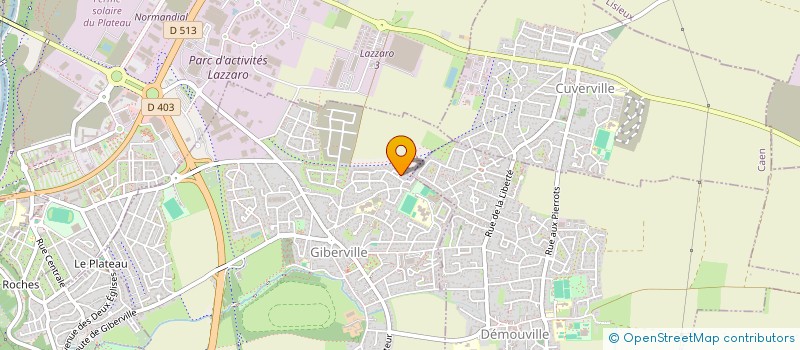 localisation de l'entreprise ROCK & COW  GIBERVILLE