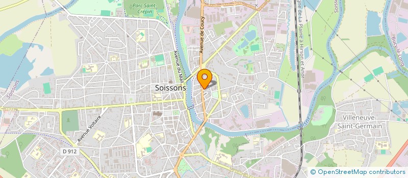 localisation de l'entreprise ROCK EN CAMPAGNE  SOISSONS