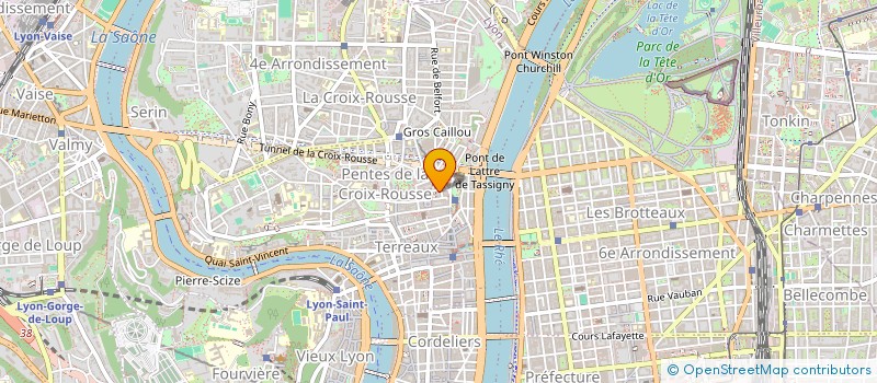 localisation de l'entreprise ROCK EN GONES à LYON