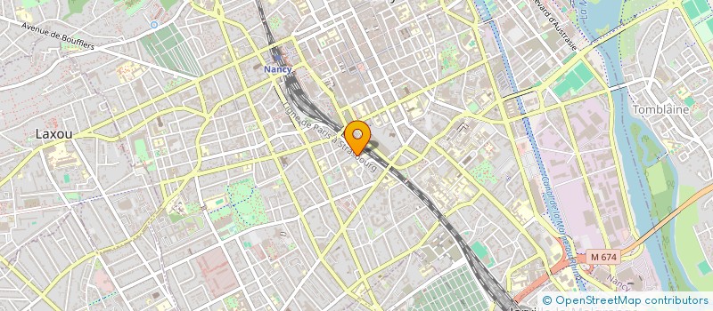 localisation de l'entreprise ROCK FACTORY  NANCY