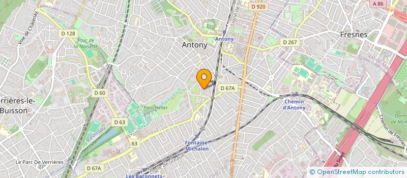 localisation de l'entreprise ROCK FORT IDF à ANTONY