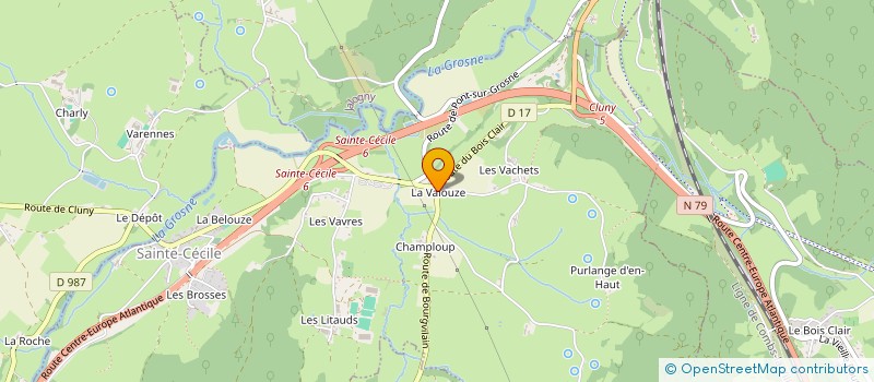 localisation de l'entreprise ROCK GARAGE  SAINTE-CECILE