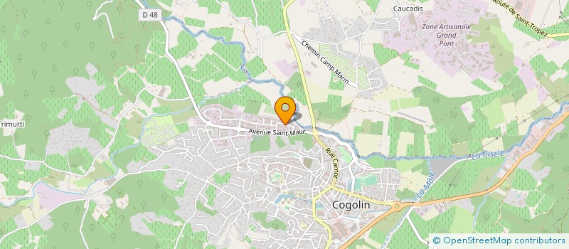 localisation de l'entreprise ROCK HILL CONNEXION à COGOLIN