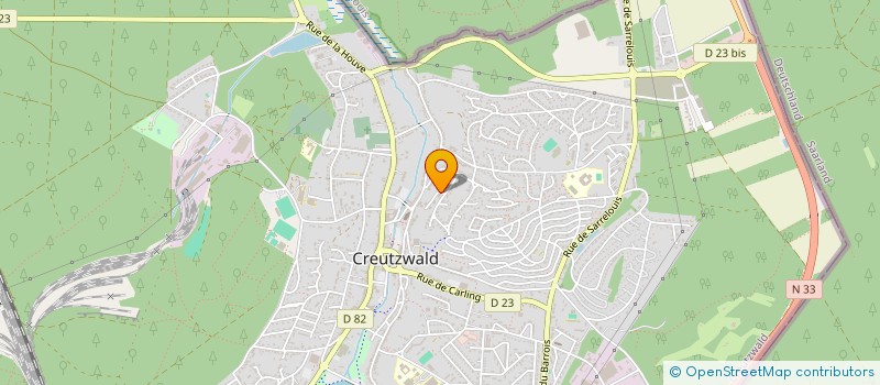 localisation de l'entreprise ROCK IMMO  CREUTZWALD