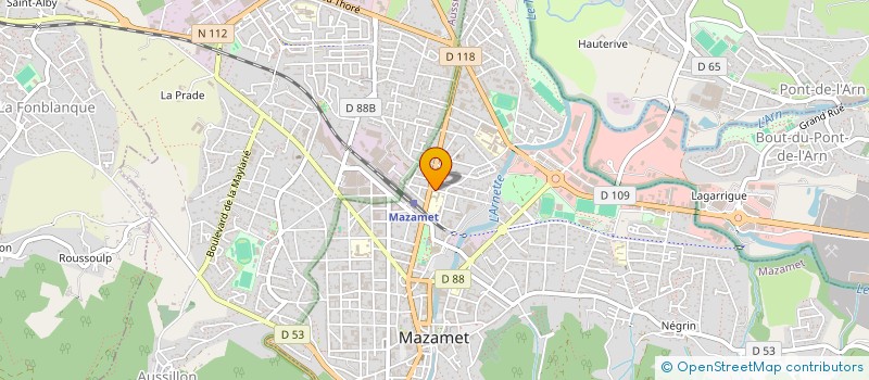 localisation de l'entreprise ROCK IN CHAIRE PROD ASSOCIATION  MAZAMET