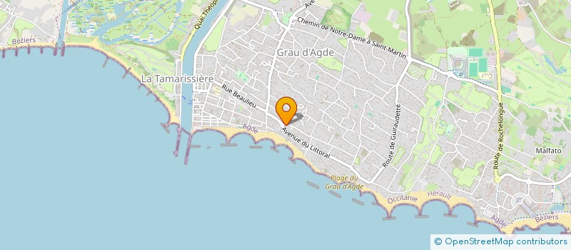 localisation de l'entreprise ROCK'IN PROD à AGDE