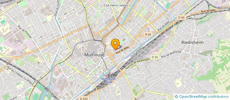 localisation de l'entreprise ROCK IN PROGRESS - RIP  MULHOUSE