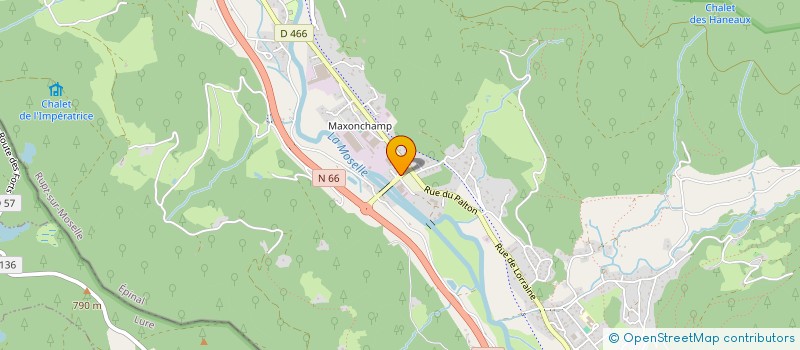 localisation de l'entreprise ROCK IN VOSGES  RUPT-SUR-MOSELLE