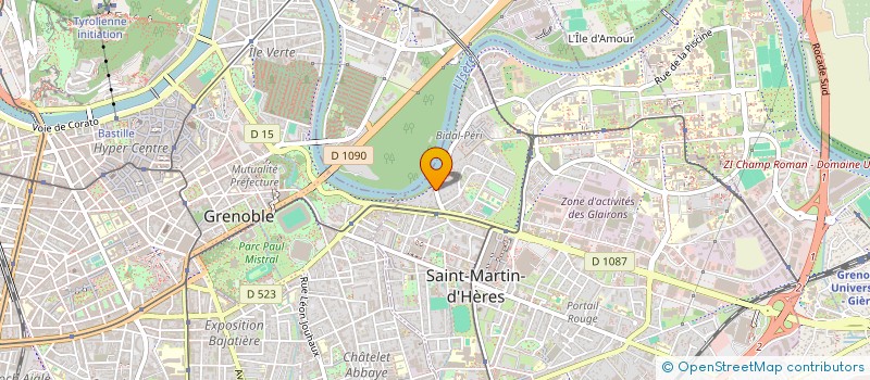 localisation de l'entreprise ROCK LAND  SAINT-MARTIN-D'HERES