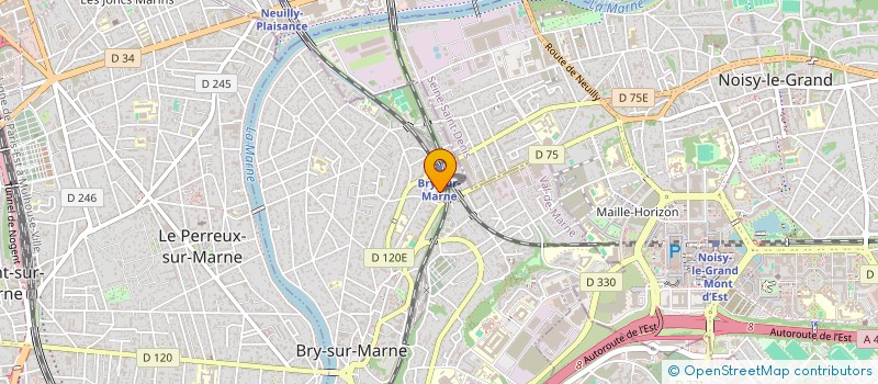 localisation de l'entreprise ROCK-MITTS ASSOCIATION  BRY-SUR-MARNE