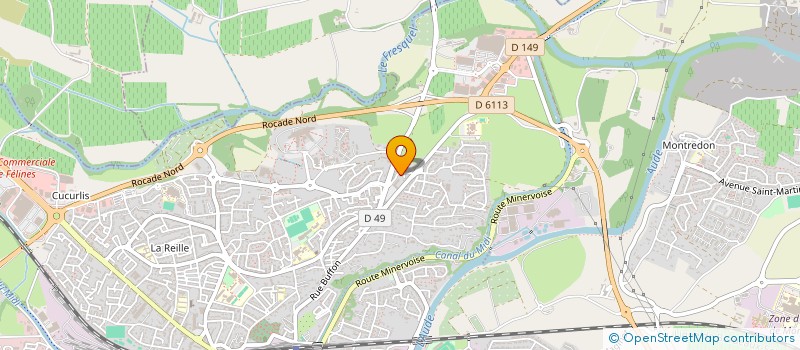 localisation de l'entreprise ROCK'N'CO  CARCASSONNE