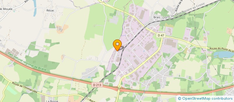 localisation de l'entreprise ROCK'N'OIL CARROSSERIE  SAINT-NAZAIRE