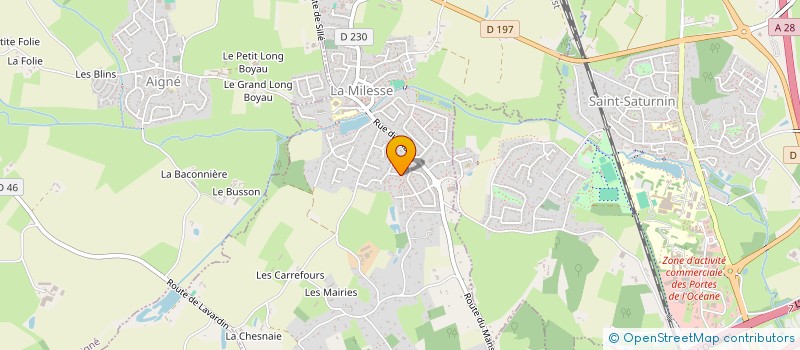 localisation de l'entreprise ROCK N'ROAD à LA MILESSE