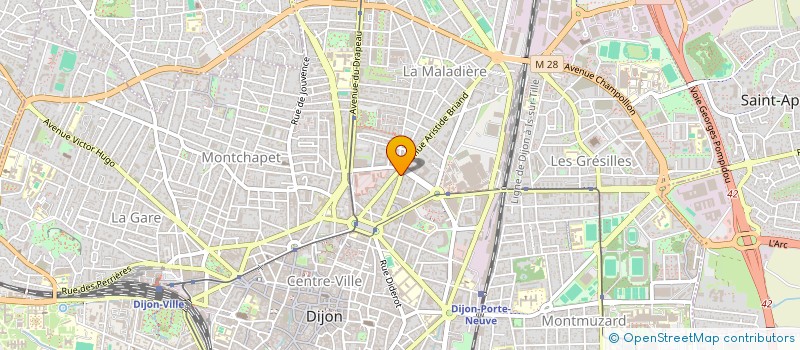 localisation de l'entreprise ROCK'N ROLLA à DIJON