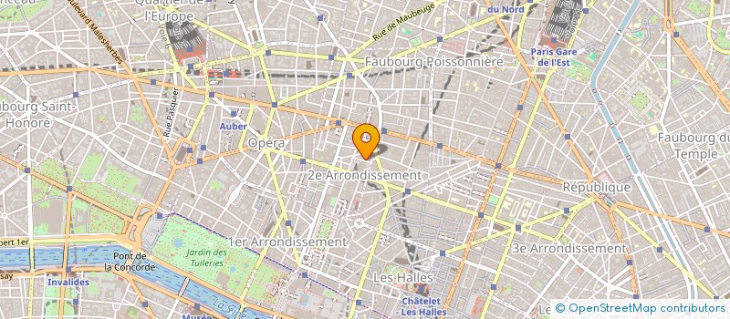 localisation de l'entreprise ROCK'N ROSE à PARIS