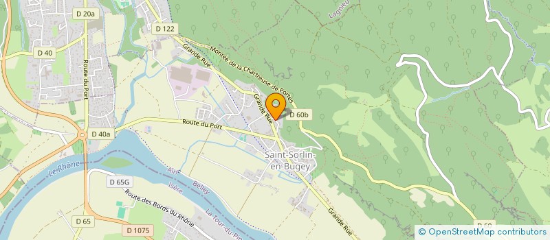 localisation de l'entreprise ROCK N STYLE  SAINT-SORLIN-EN-BUGEY