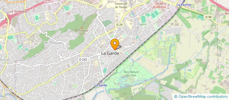 localisation de l'entreprise ROCK N'STYLE VAROIS LA CRAU LA GARDE à LA GARDE