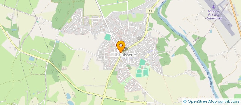 localisation de l'entreprise ROCK'N'SULKY  L'HUISSERIE