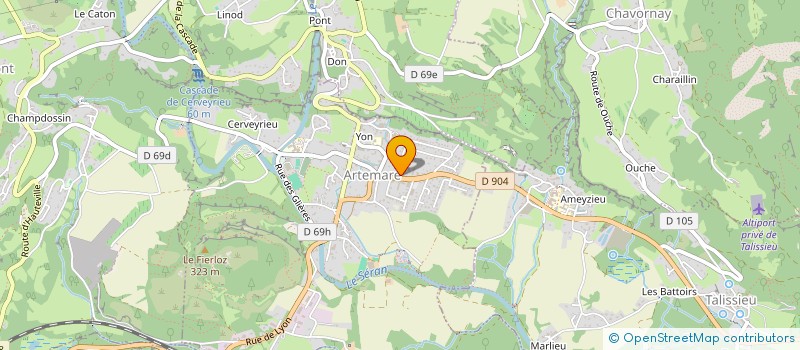 localisation de l'entreprise ROCK'N'TIFF  ARTEMARE