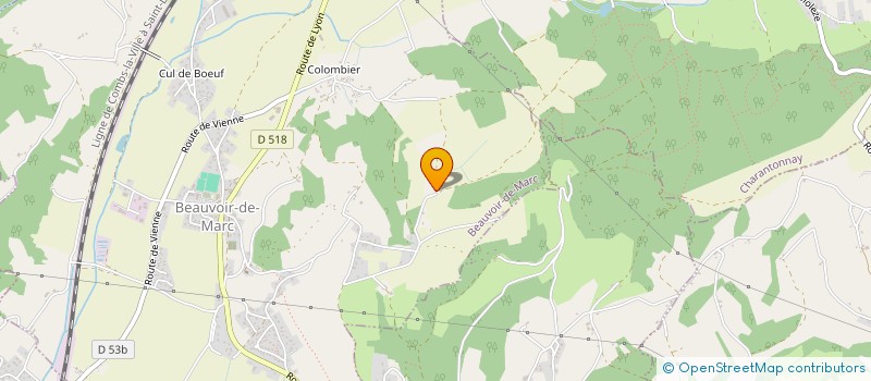 localisation de l'entreprise ROCK O CHAMPS  BEAUVOIR-DE-MARC