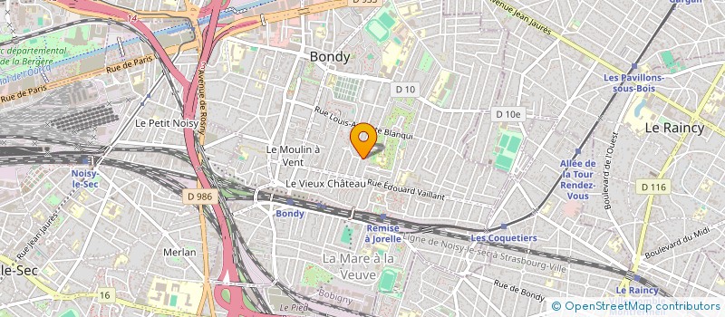 localisation de l'entreprise ROCK OFFICE  BONDY