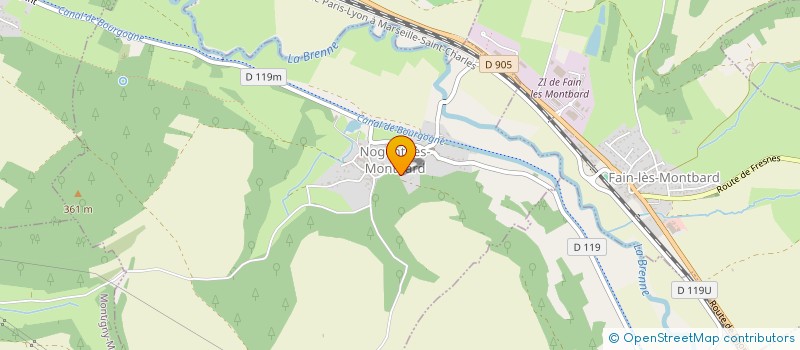 localisation de l'entreprise ROCK OU BIEN  NOGENT-LES-MONTBARD