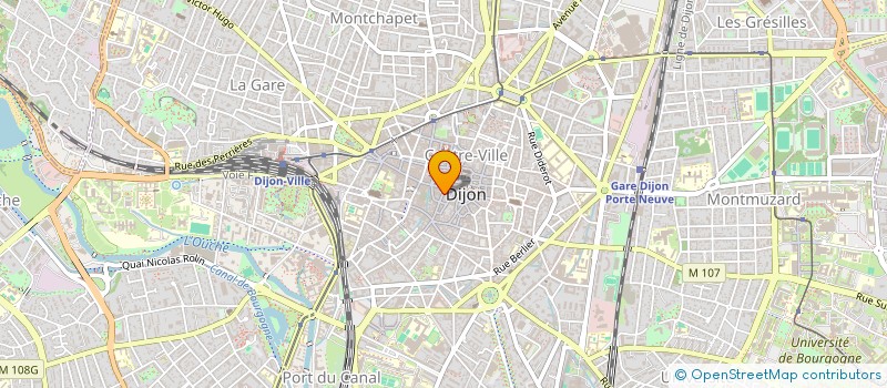 localisation de l'entreprise ROCK PAPER SCISSORS THEATRE  DIJON