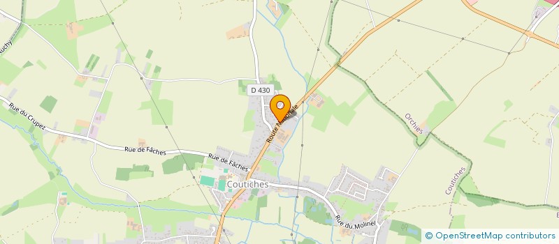 localisation de l'entreprise ROCK POP ET CIE  COUTICHES