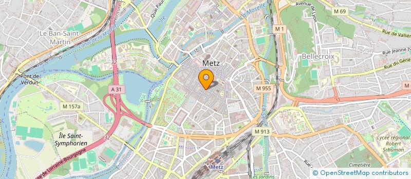 localisation de l'entreprise ROCK & ROLL BAKERY  METZ