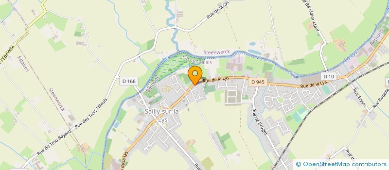 localisation de l'entreprise ROCK & ROUTE 59 à SAILLY-SUR-LA-LYS