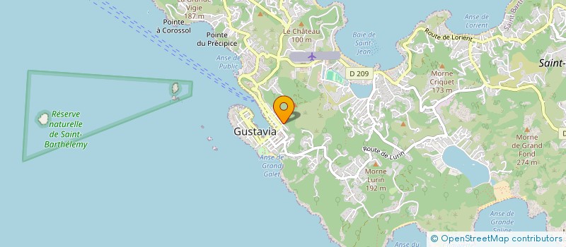 localisation de l'entreprise ROCK SERVICES à SAINT BARTHELEMY